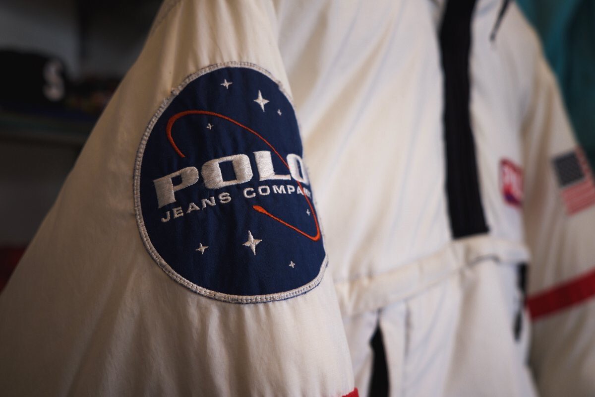 vintage polo nasa jacket