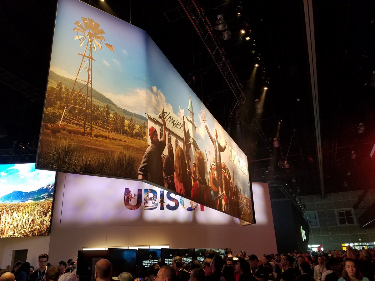swoodbury1963's tweet photo. Just crushed the @Ubisoft FarCry 5 demo. Best it twice in the allotted demo time. @FarCrygame #E32017 https://t.co/A6z3D1kqGW
