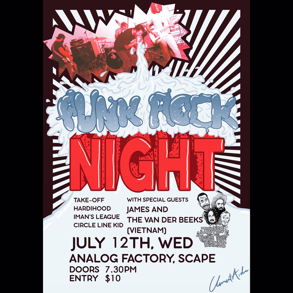 Hell yeah - July 12th. #gig #scape #punkrocknight