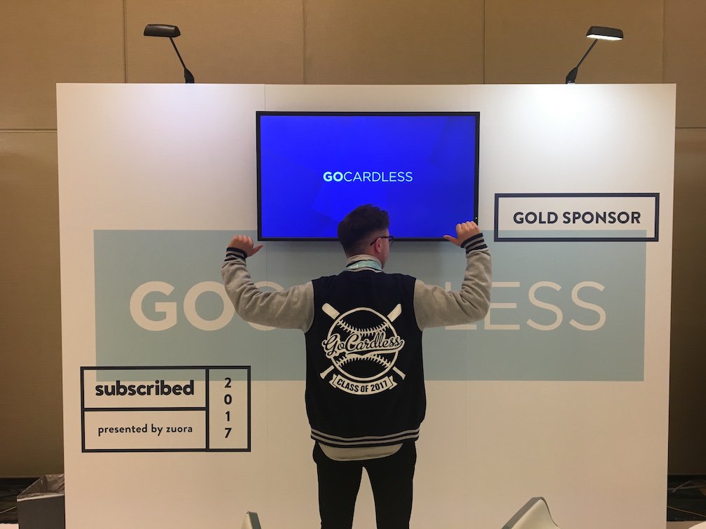 GoCardless's tweet image. Thanks to everyone at @Zuora &amp;amp; #subscribed17 🙌🏼  here's our wrap up: bit.ly/2t2Kkj5 @tientzuo @Leena_B @GeneFinley_4 @frankcernst