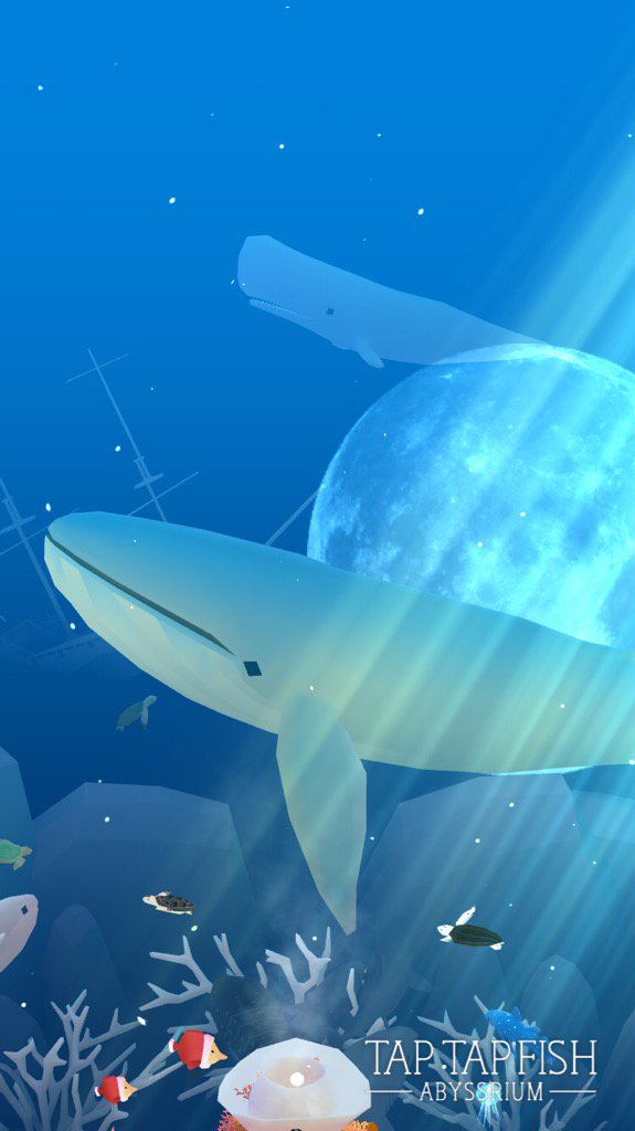 hawkong16's tweet photo. 나의 흰긴수염고래:) 
#taptapfish
Download: https://t.co/i1TNgfknaf https://t.co/C15CONwJpL