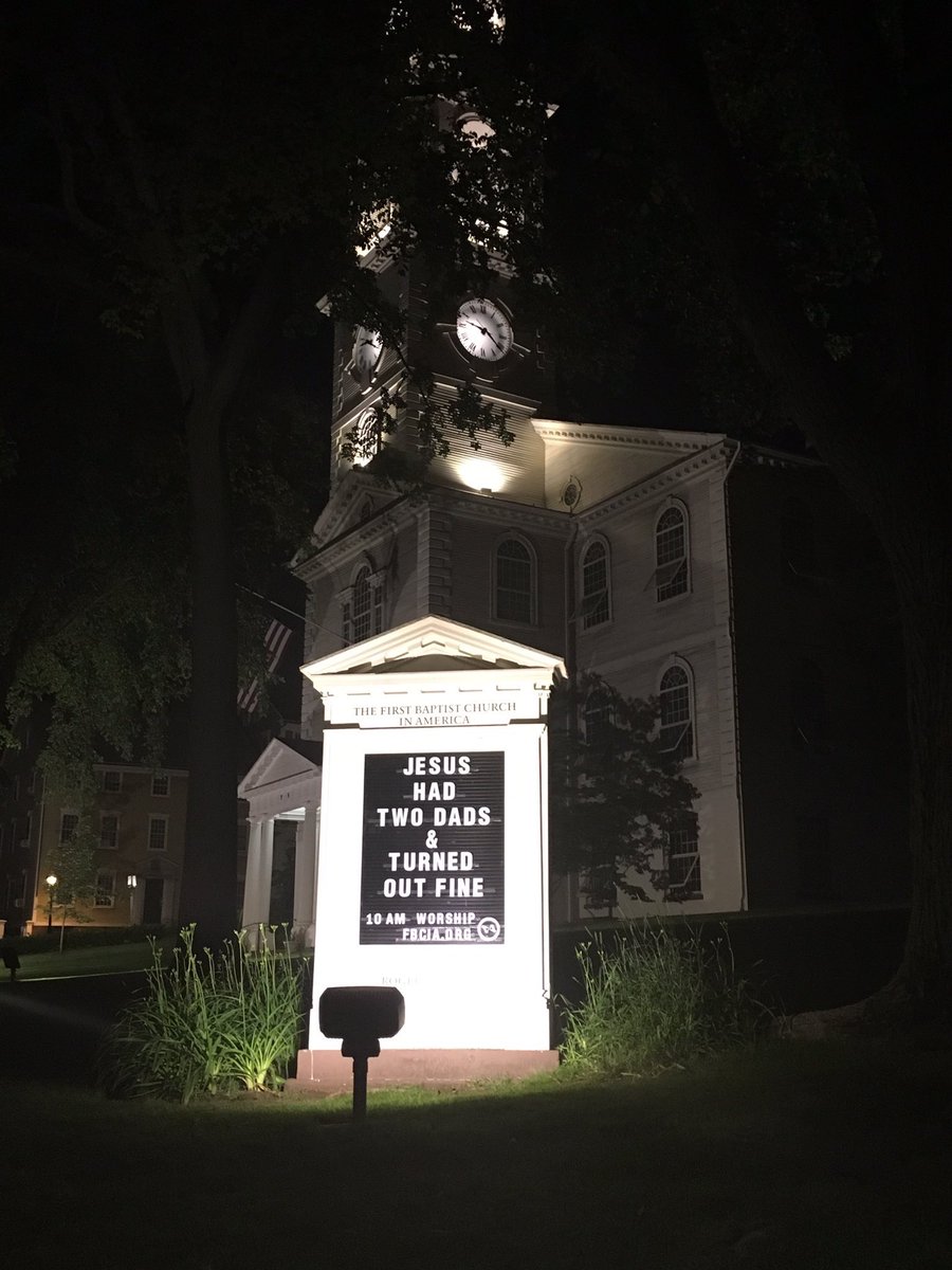 PVDMayor's tweet photo. From the 1st Baptist Church in America (in @ProvidenceRI !) https://t.co/escawvy2yG