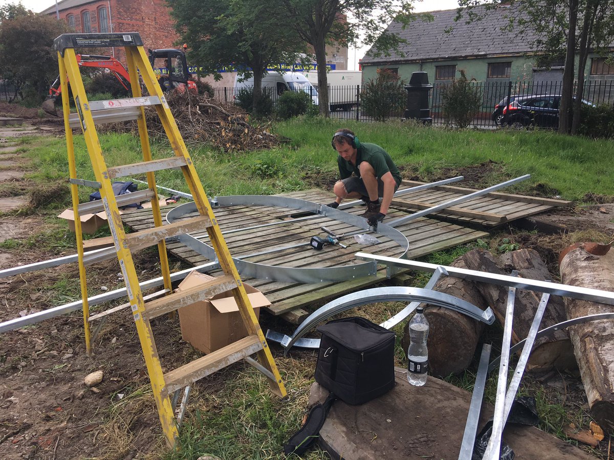 Growinthecity's tweet photo. Continued install @KAZUBA_SARL #CompostToilet this afternoon after support from @ISGplc #MayoCivils @NWCH2; #SocialValue #manchester https://t.co/ACMJVMXnRr
