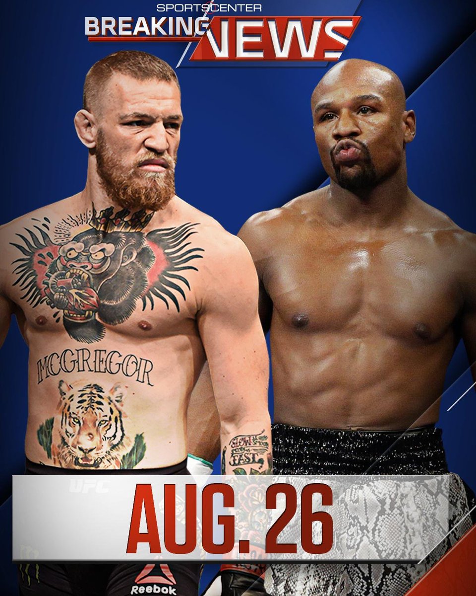 Pablo Viruega on Twitter: "-- OFICIAL -- Floyd Mayweather vs Connor