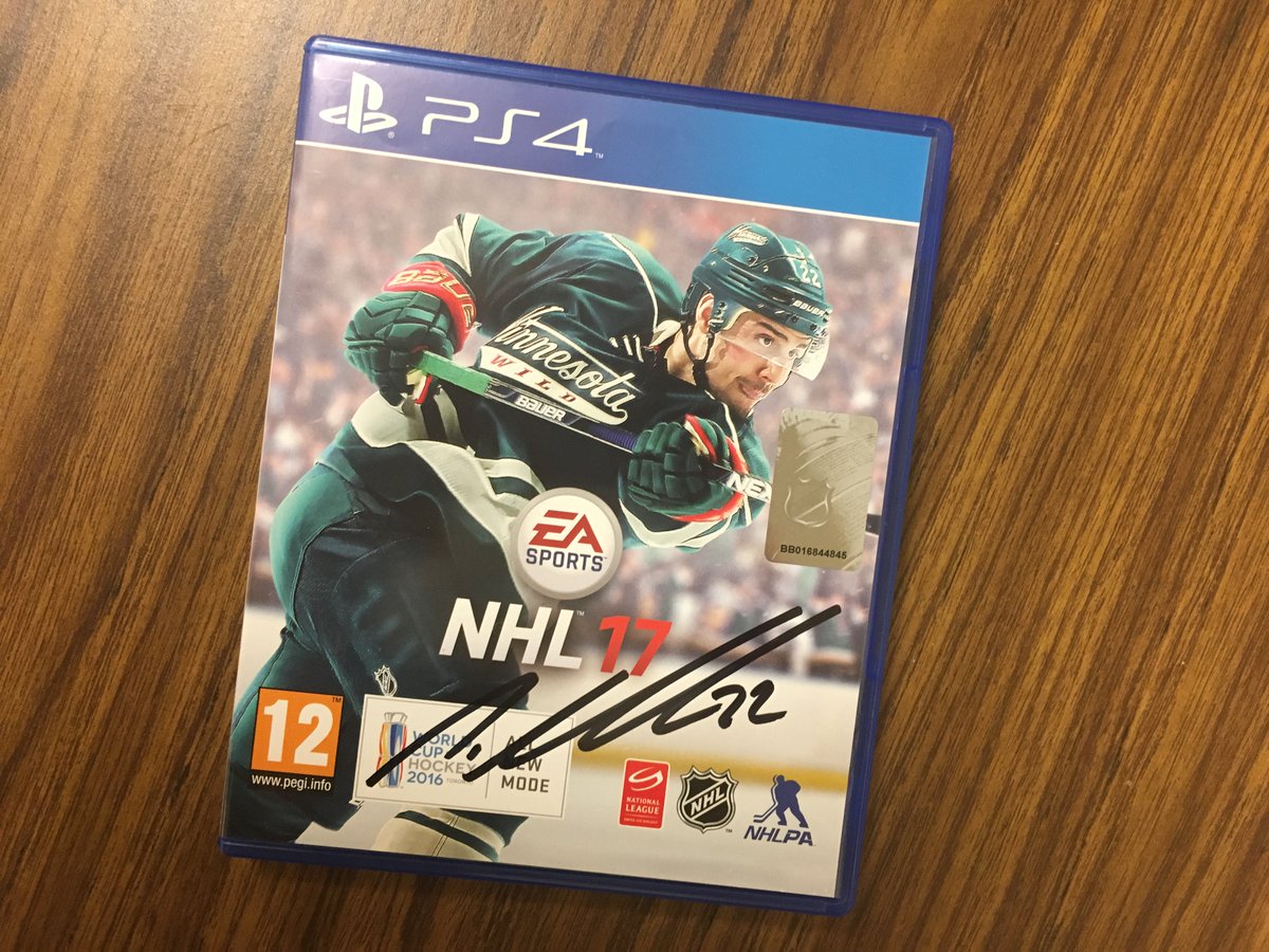 #WinItWednesday time! RT for a chance to win this autographed <a href="/thelnino22/">nino niederreiter</a> #NHL17 game. One random winner.