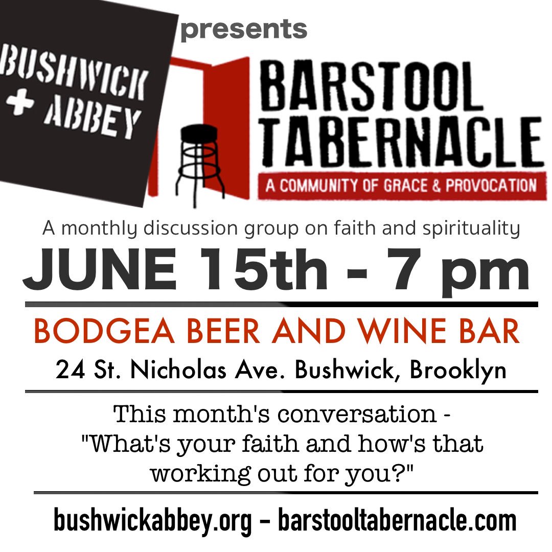 BarstoolTab's tweet photo. Join us tomorrow at @The_Bodega at 7pm for our first discussion group. All are welcome. RSVP here: https://t.co/jNISamVdlN https://t.co/PJxr6sTL3W