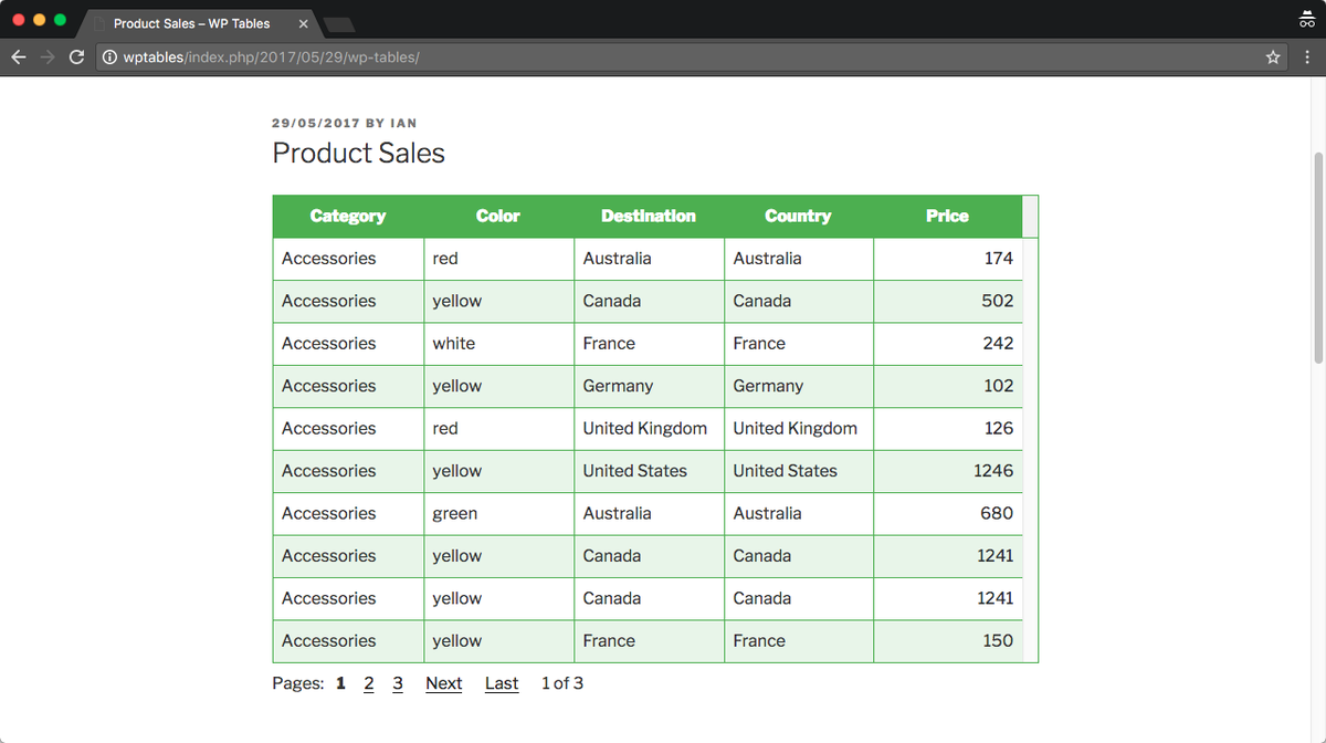wptables's tweet photo. New WPTables update is released! 6 predefined color themes for your data tables! Check it https://t.co/TaeArub2rJ #WordPress #wptables https://t.co/DlG3gDbknk