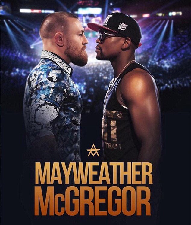VINETEES's tweet photo. It's official! #McGregor vs #Mayweather August 26th! https://t.co/VKfAvlEh4i