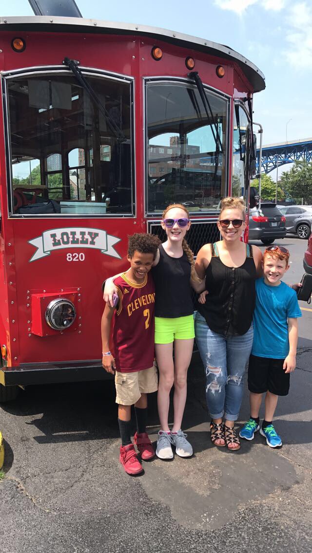 e_esheen's tweet photo. I had an awesome day off spending time with my nuggets. So much fun showing them around CLE ❤️☀️🙂 #familyfun #summertime #Cleveland https://t.co/h7QR45veoe