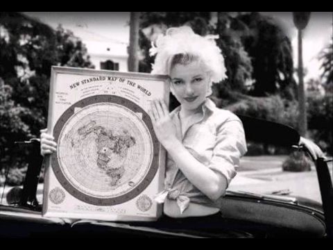 Admiral Byrd on Twitter: "Beautiful intelligent women know the earth is flat.  Marilyn Monroe holding the Gleason's flat earth map #FlatEarth #globexit  https://t.co/X8QL2GYLkL" / Twitter