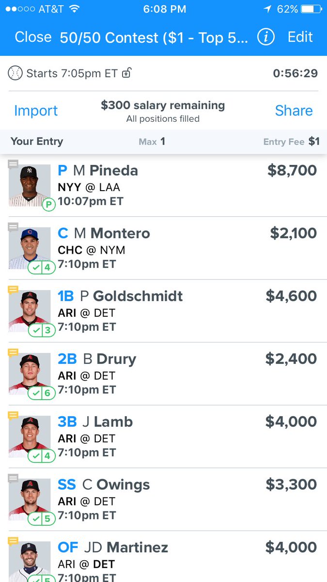 dfsLuck tweet picture
