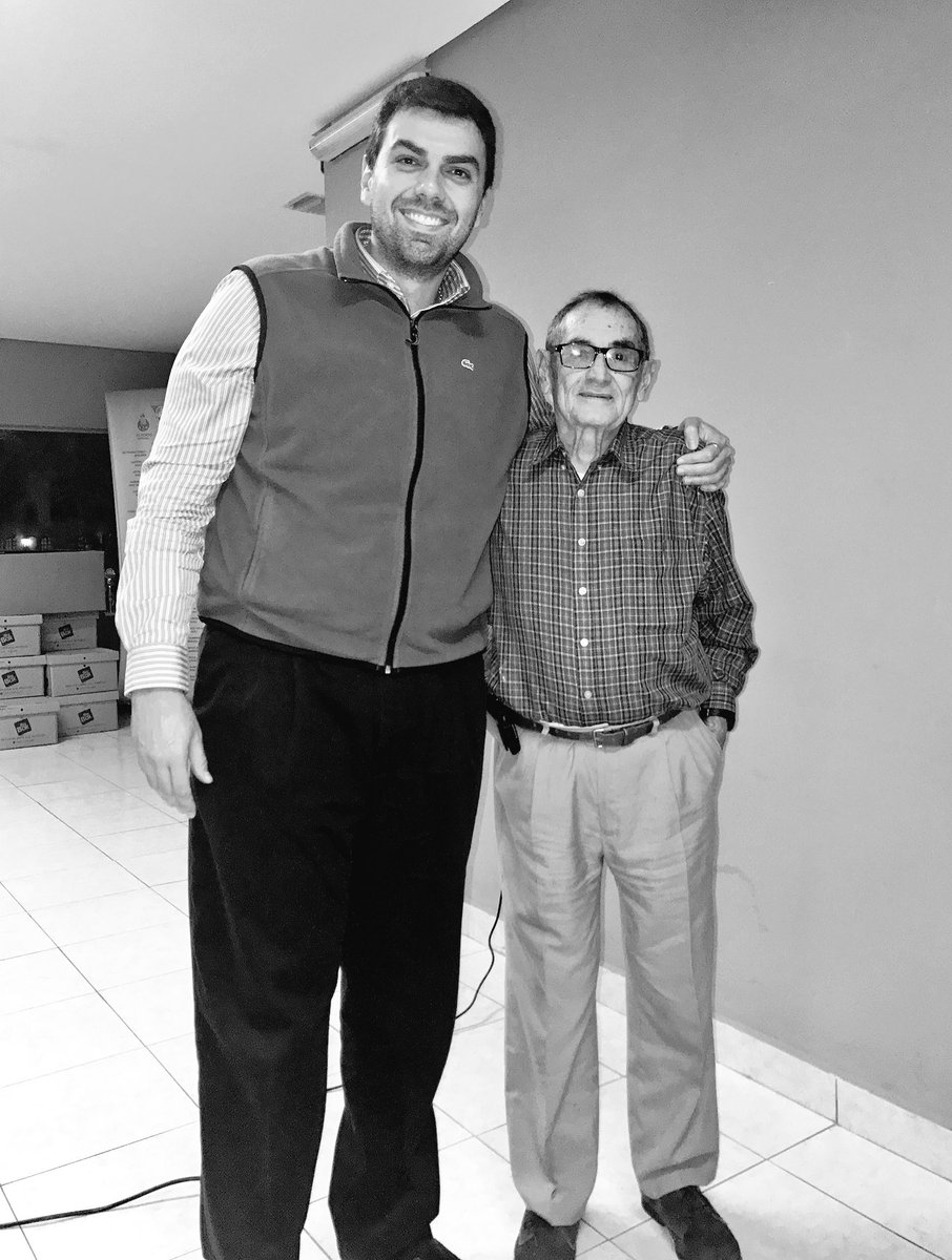 Hoy nos visitó en CD una gloria del Olimpia y del Fútbol Paraguayo, Angel Berni. Un placer poder escuchar las grandes anécdotas!!!