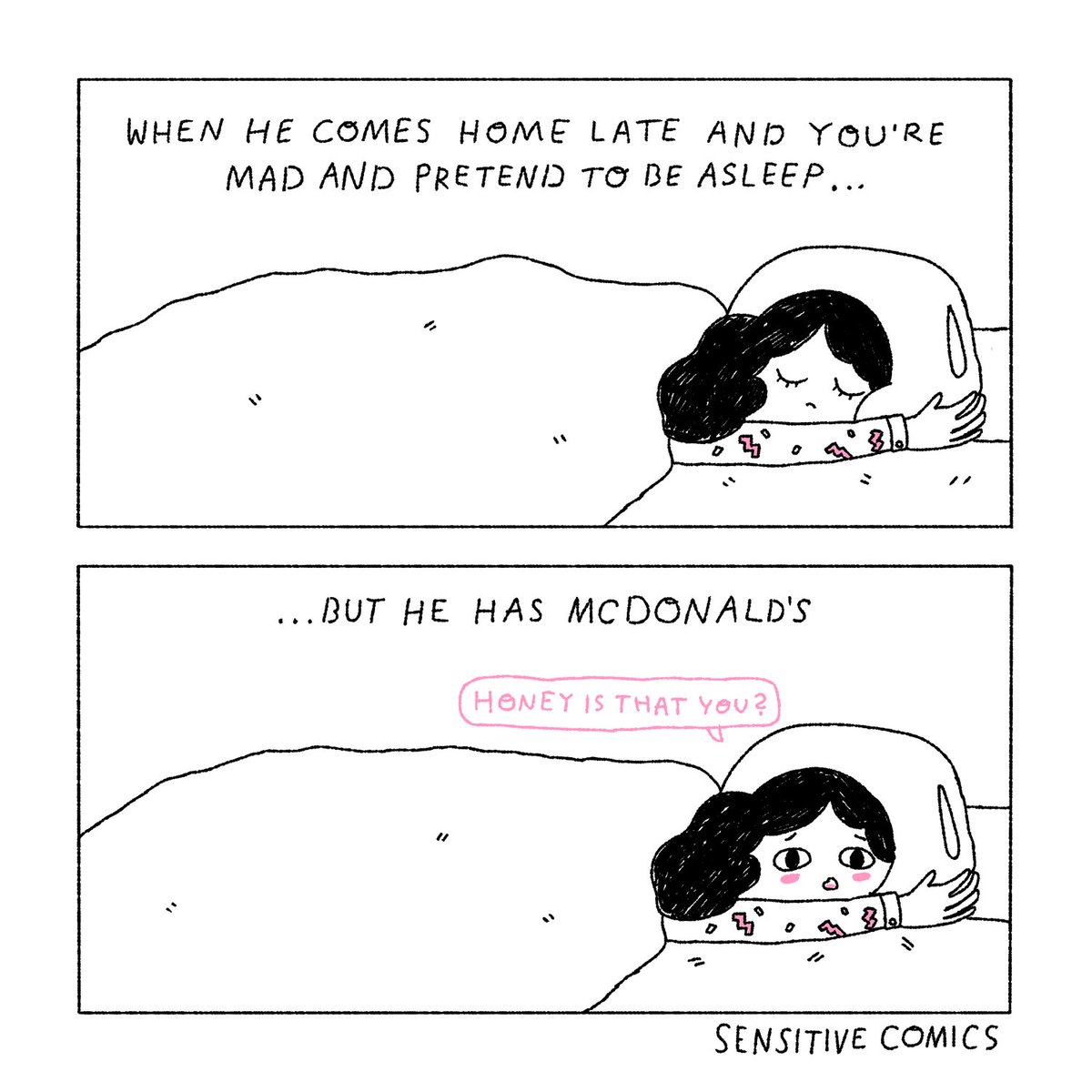 Sensitivecomic's tweet image. Me