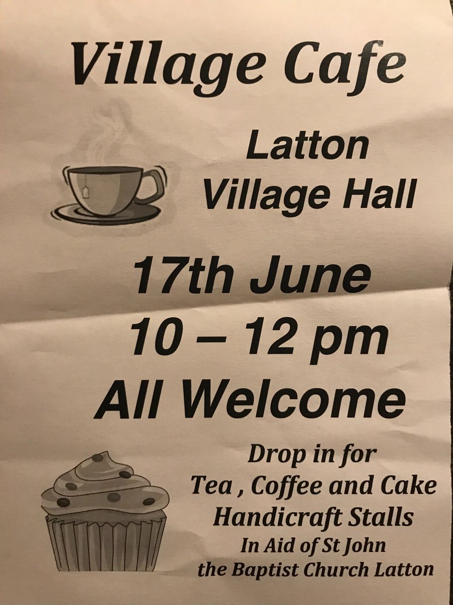 LattonParish's tweet image. #VillageCafe #Latton this weekend please pop in