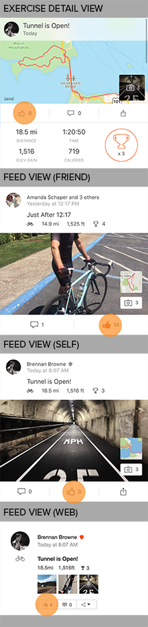 Dang <a href="/Strava/">Strava</a>! What's up with the inconsistent "Kudos" button placement? I keep hitting "Comment" by accident and it's messing with my head.