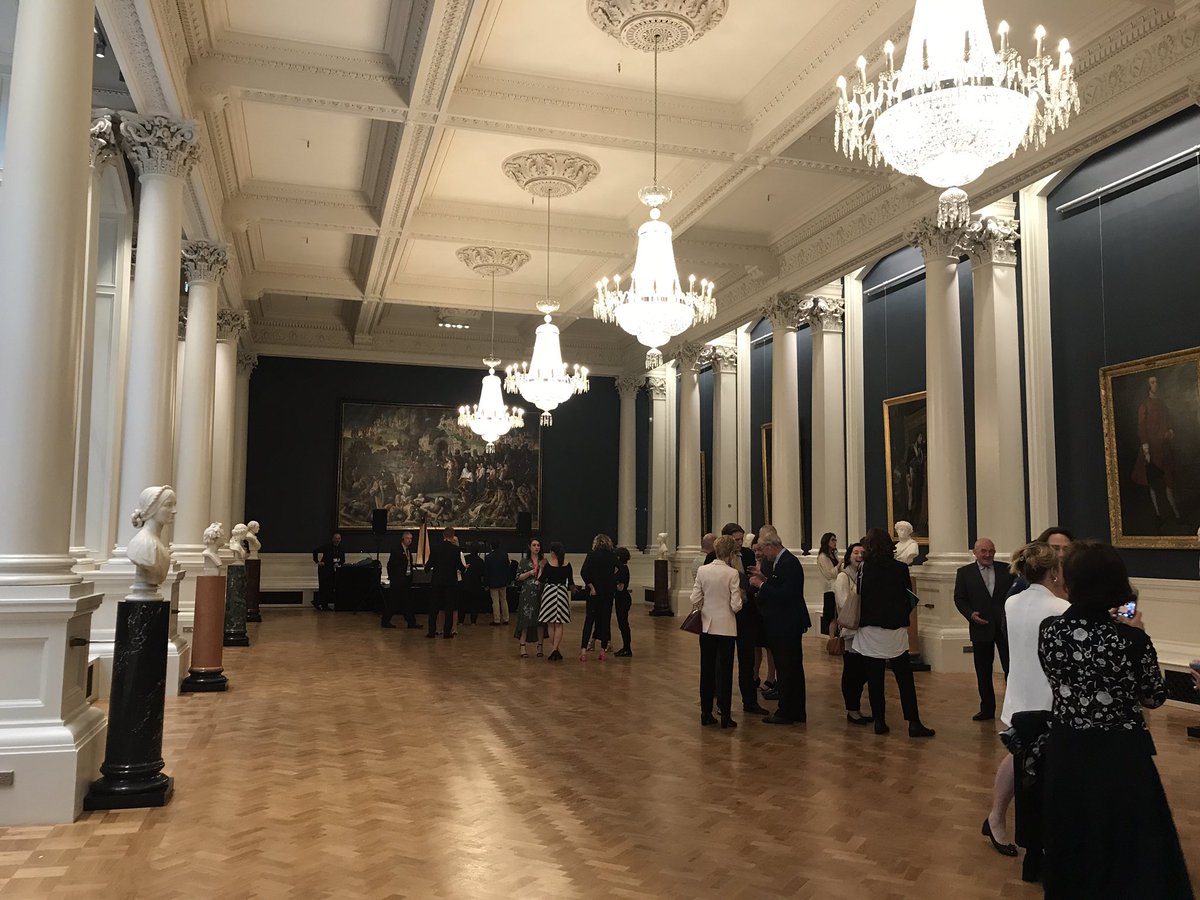 Thank you <a href="/NationalGallery/">National Gallery</a> for a superb launch party and a truly wonderful exhibition. Well worth the wait! <a href="/DubCham/">Dublin Chamber</a>