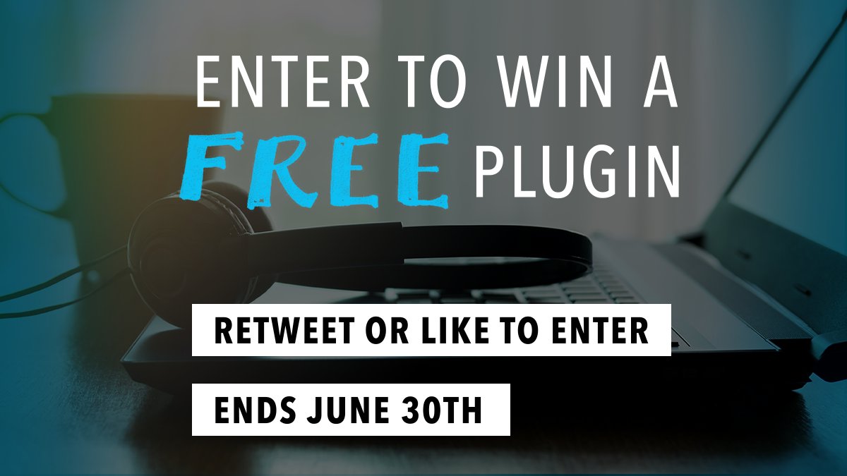 Win the plugin of your choice from <a href="/pluginalliance/">Plugin Alliance</a>! Retweet, follow or like to enter! #pluginalliance-june