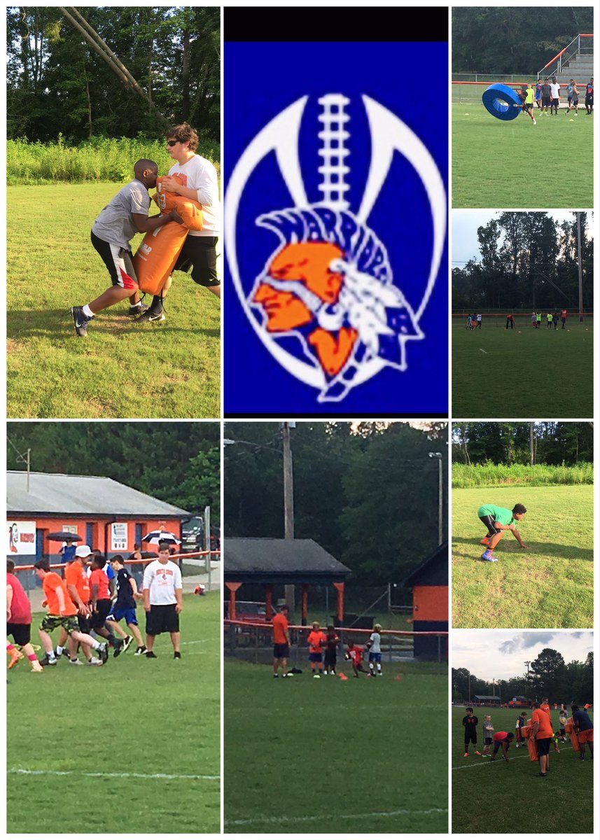 2017 @NorthCobbHSFB Youth Camp. Special thanks to @takeoffperformance for their speed and agility training.