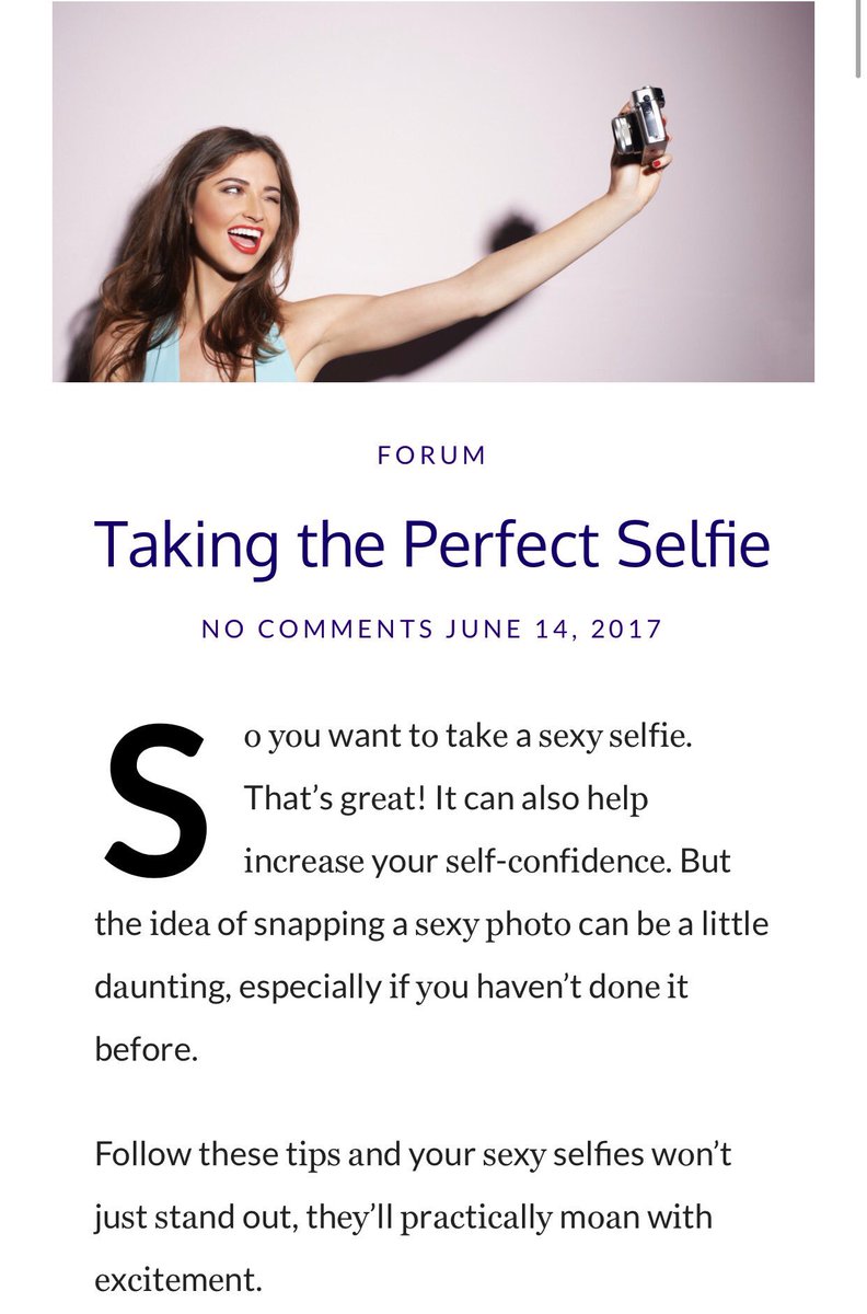 MyCamStarPlus's tweet photo. 🤳The art of the perfect #selfie now on the blog! #camstarplus #pictureperfect 🤳 https://t.co/HnuIIarC5r https://t.co/mQiNiFAF6O