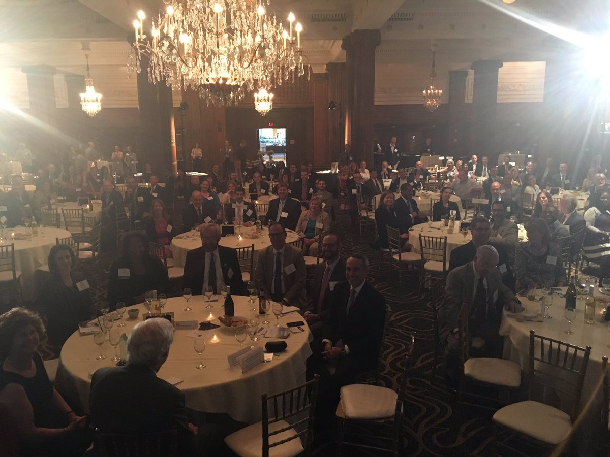 dwoodwell's tweet photo. At #PECDinner2017 in Philly. @PECPA great crowd. Annual reunion. https://t.co/aphGYUtRuq