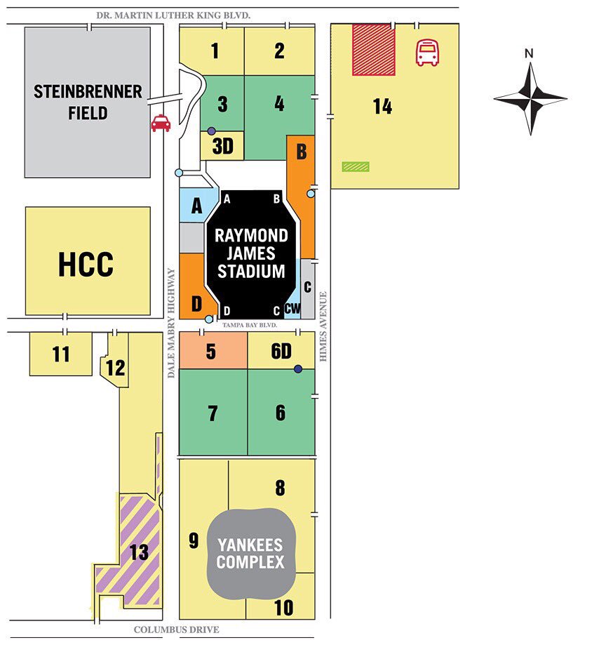 raymond james parking map Raymondjames Stadium On Twitter Here Is A Parking Map Hopefully raymond james parking map