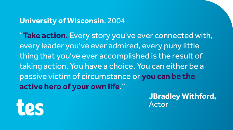 blendspace's tweet photo. Take action. We dare you. 💪
#GradQuotes #Classof2017 #WednesdayWisdom https://t.co/1OwSwW3X1y