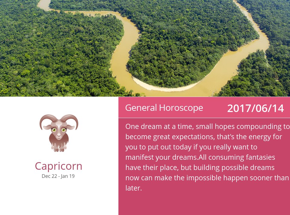 capricorn_scope's tweet image. Jun 14, 2017: Daily Horoscope =&amp;gt; See more: dailyhoroscopes.net/capricorn.html Accurate? Like = Yes #Capricorn #Horoscope