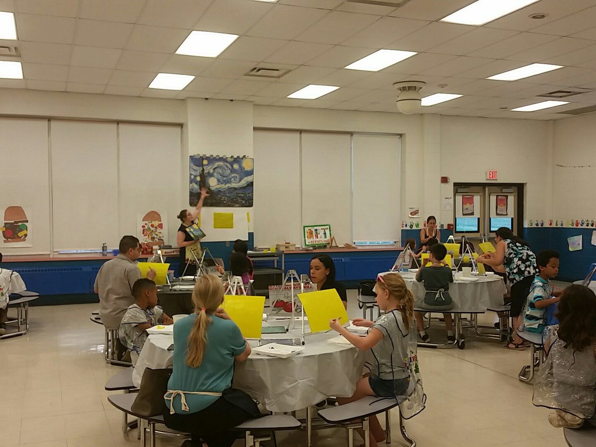 Family paint night <a href="/HawthorneSchool/">Hawthorne School</a> #TeaneckSchools