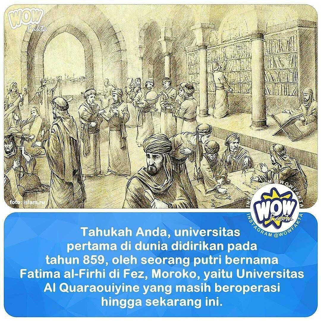 kontenwow's tweet photo. https://t.co/KKiZrwAJPI [#wowfakta] Tahukah Anda, universitas pertama di dunia didirikan oleh seorang wanita? Pada … https://t.co/f1m47AG5Dy