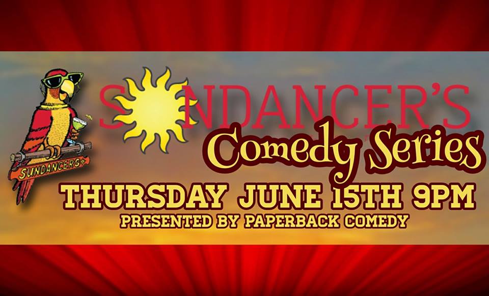 SUNDANCERSCC's tweet photo. Join us for our Comedy Series tomorrow night at Sundancer's! For more info, visit: https://t.co/7QGkN04gOl #CapeCodComedy #CapeCod https://t.co/V2env1qade