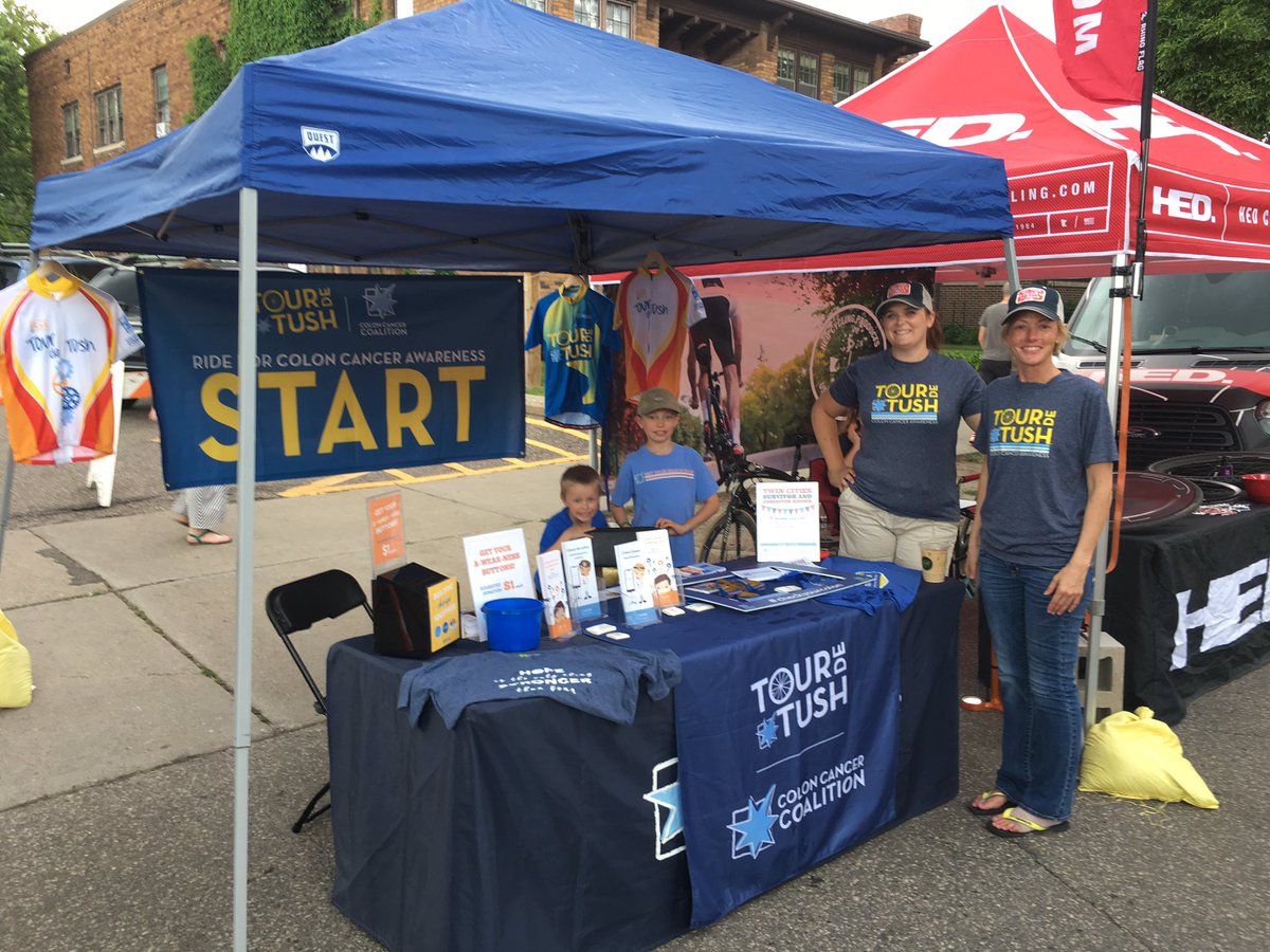 NSBikeFest's tweet photo. Check out the @TourdeTush @GYRIG booth at the Expo and remember to ✅ UR Colon! https://t.co/zju9PbXKY6