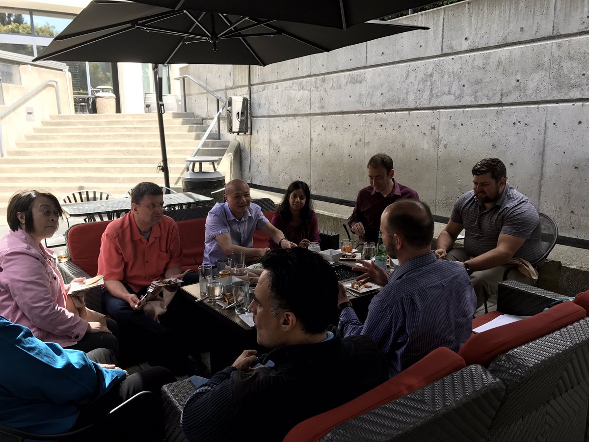 PSE team enjoying happy hour with our clients.Good times. @CaimanConsult