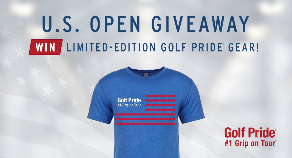 golfpridegrips's tweet photo. #USOpen GIVEAWAY

RT &amp; Follow for a chance to win limited-edition Golf Pride gear! https://t.co/TejgFu2Fr3