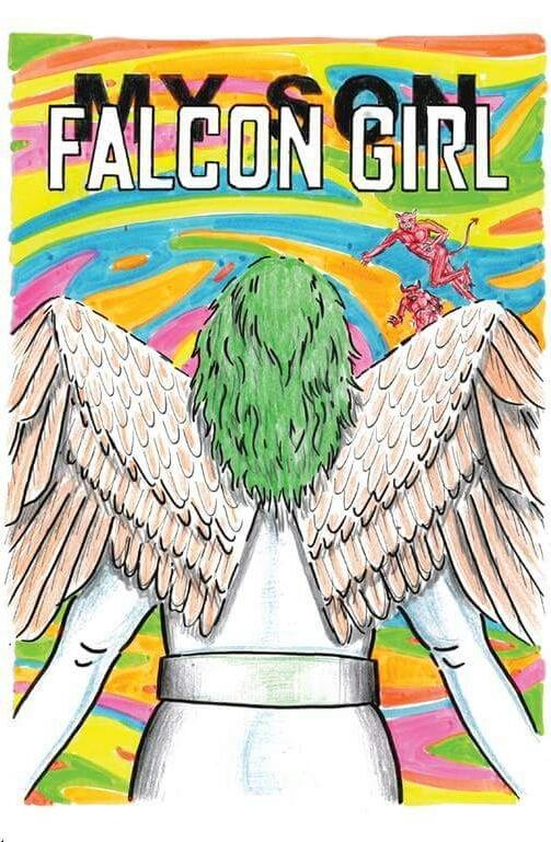 NilsBalls's tweet photo. "MY SON FALCON GIRL" collaboration w/ Marky Starr & Nate McDonough Now Available @copcomco #DetroitComixParty https://t.co/46JDn3C6Dd