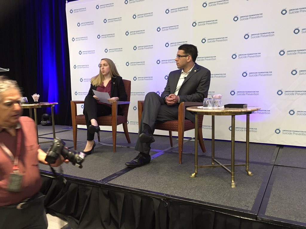 Jwarnick2021's tweet photo. @MikeSchlossberg thank you for all that you do! Your story is so powerful! #bethevoice #AFSPForum17 https://t.co/ngTTjvpiRs
