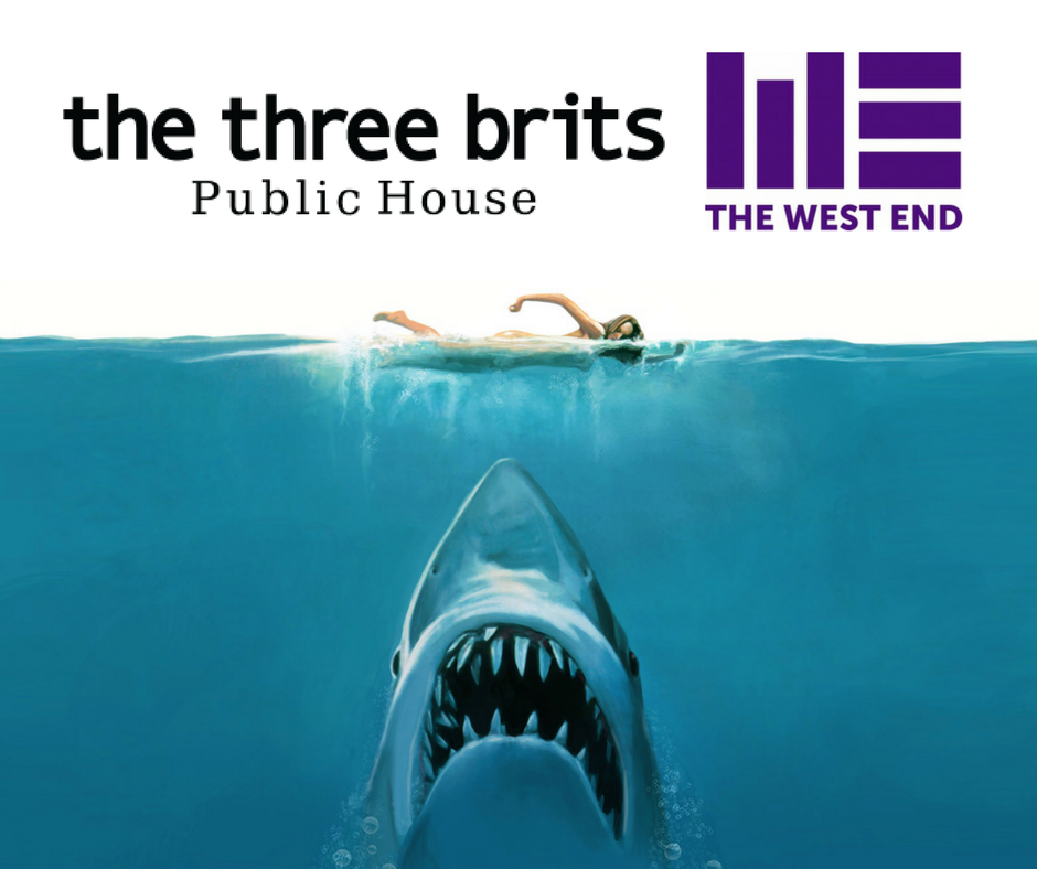 Only 7 seats left for $25 <a href="/WestEndBIA/">The West End</a> Dinner + Movie at <a href="/TheThreeBrits/">The Three Brits</a> w/VIP seats at <a href="/EvoCarShare/">Evo Car Share</a> Summer Cinema! picatic.com/Jaws