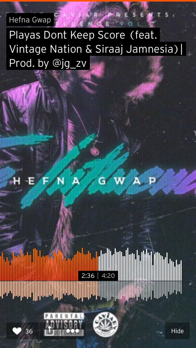 Steady on rotation. That new @HefGwap 👌🏾