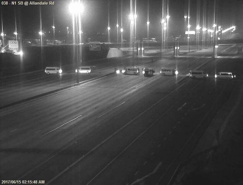 itrafficgp's tweet photo. 101645: Protest action on N1 Northbound and Southbound @ Allandale I/C. All lanes closed. Use alternative routes. https://t.co/IEfBVKkkRl