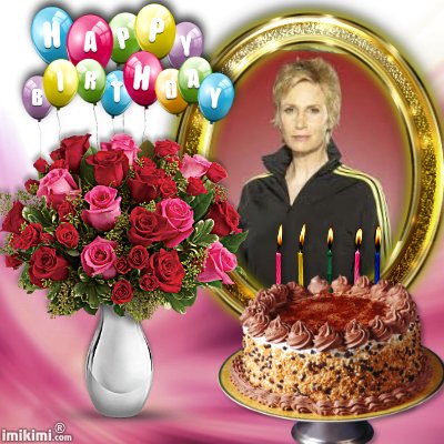 Happy Birthday to the couch  Jane lynch (Su Silvester) 