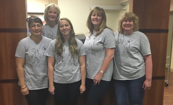 SpinalInterven's tweet photo. Had a fun day at work w/our staff. We have an amazing team that has your back. We ❤️ our employees! Which ducks your favorite #DuckContest https://t.co/w5bROrxa2G