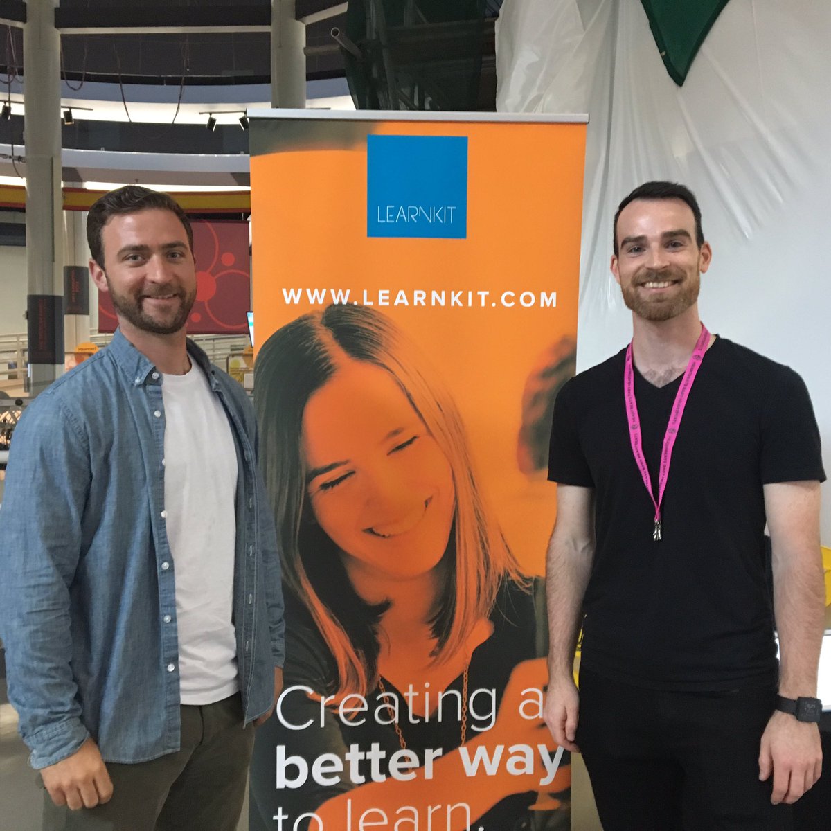 DisruptHRYVR's tweet photo. Swing by the #learnkit booth to check out some sweet #elearning #disrupthyvr https://t.co/W4TMzFQ1vM