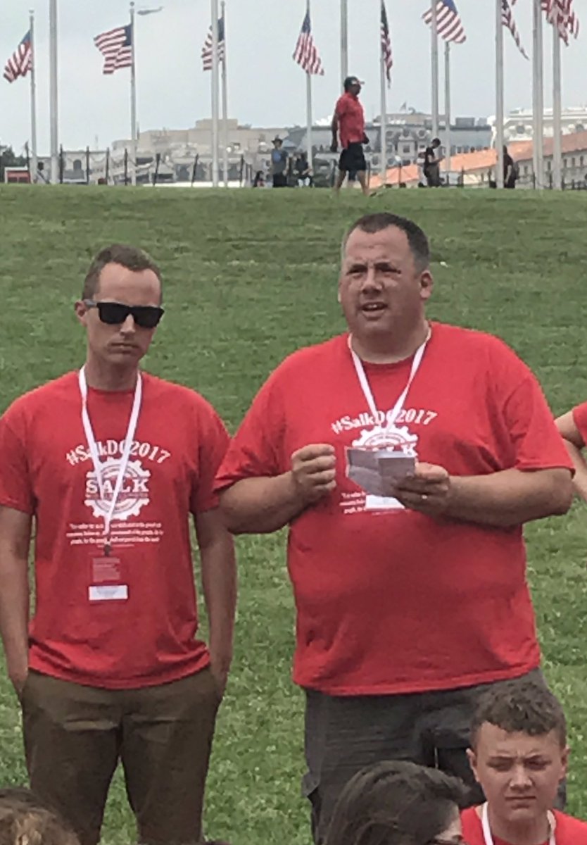 kdoubleya's tweet image. The Men in Red: using a reverse neuralizer they commanded: 'you WILL remember everything you learned!' #SalkDC2017 @MrHustvedt @stglew