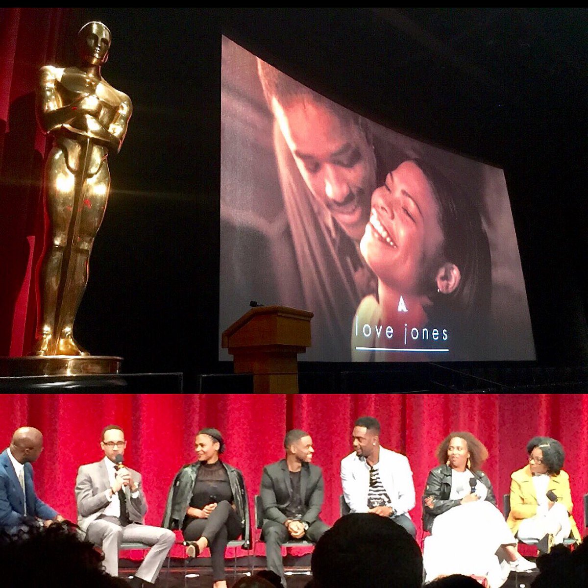LarenzTate's tweet photo. Thanks to the Academy for celebrating our 20th anniversary of #lovejones  Classic Cinema. 🎥 @theacademy https://t.co/FPEVjRkfVI