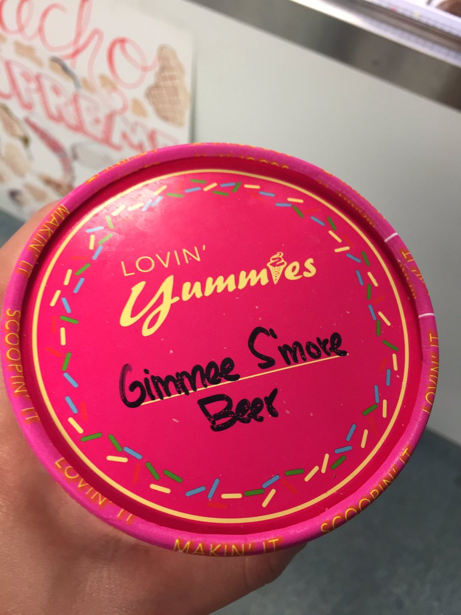 SilverLakeBP's tweet photo. Y'all Gimme S'More Beer is still at Yummies. Yum @yummiesicecream @SilverLakeBP ice cream! https://t.co/aGTP8eeFQh