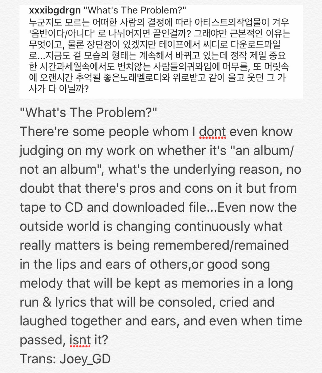 Joey_GD's tweet photo. [Trans] Edited ver of his latest insta update

Amen🙏💪 @IBGDRGN 🙏 https://t.co/5lEXXMqa39