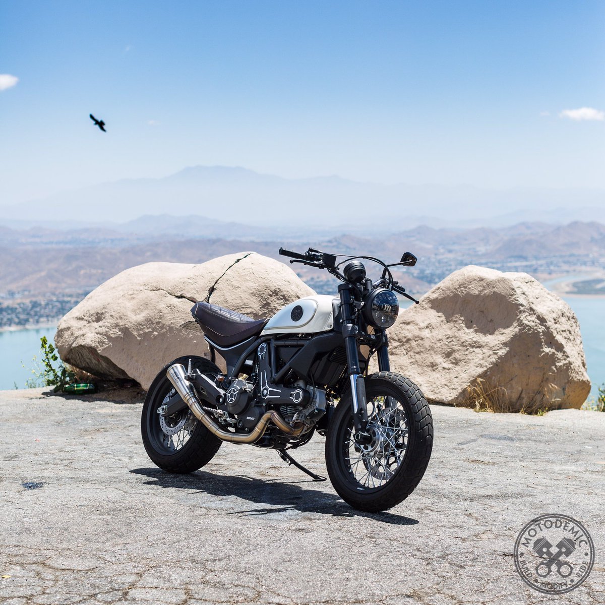 motodemic's tweet photo. • Ride • Our @scramblerducati #DucatiScrambler out in the wild on Southern California's Ortega Highway. https://t.co/QAFGbYCwqU