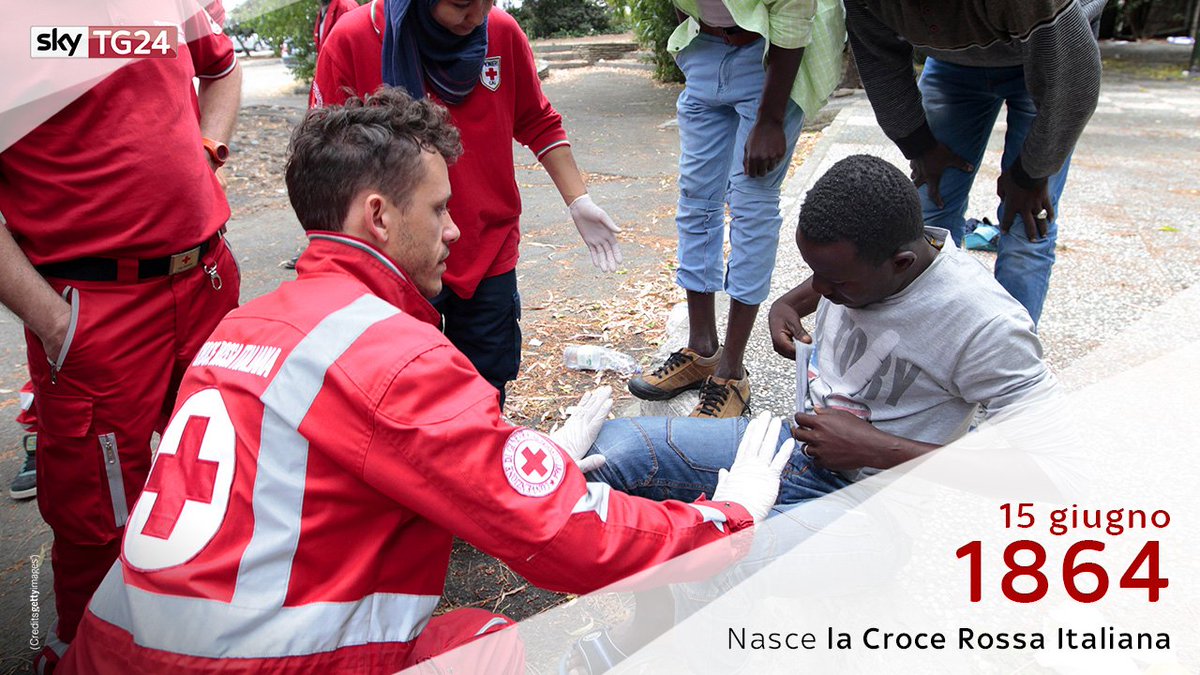 Il #15giugno 1864 nasceva la <a href="/crocerossa/">Croce Rossa Italiana</a> ad opera del medico milanese Cesare Castiglioni. #SkyTG24Ricorda