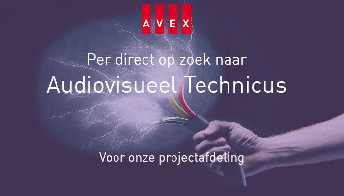 Kom jij ons Projectteam versterken? avex-int.com/nl/nl/werken-b…