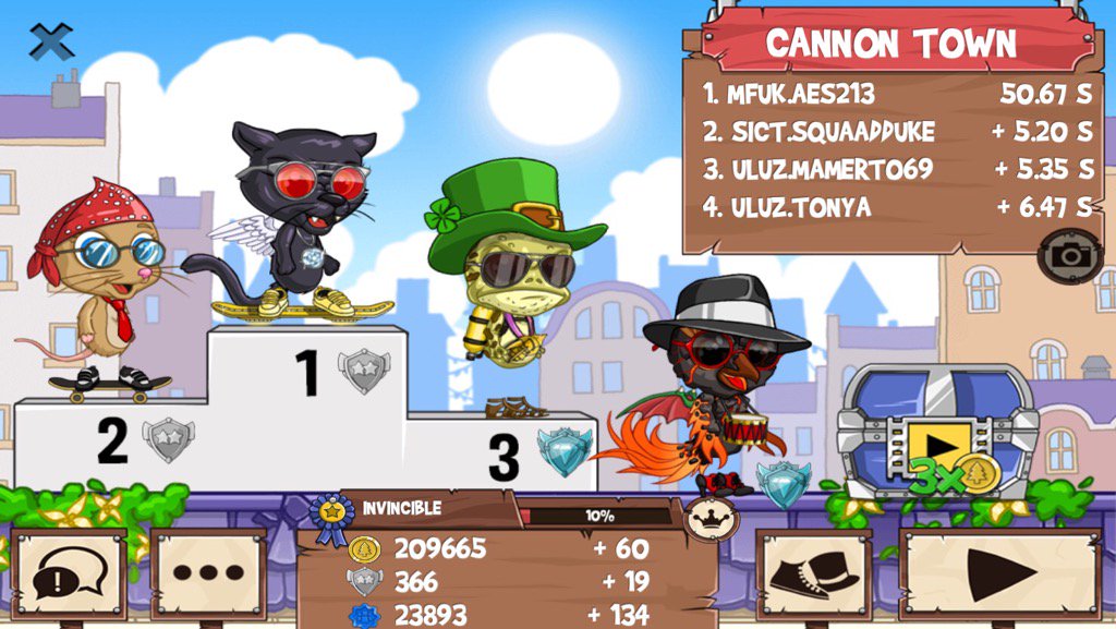 A_Aunknown's tweet photo. Get on my level, son! #funrun2 #SQuaADDuke #mamerto69 #Tonya https://t.co/oBfiSHmIET