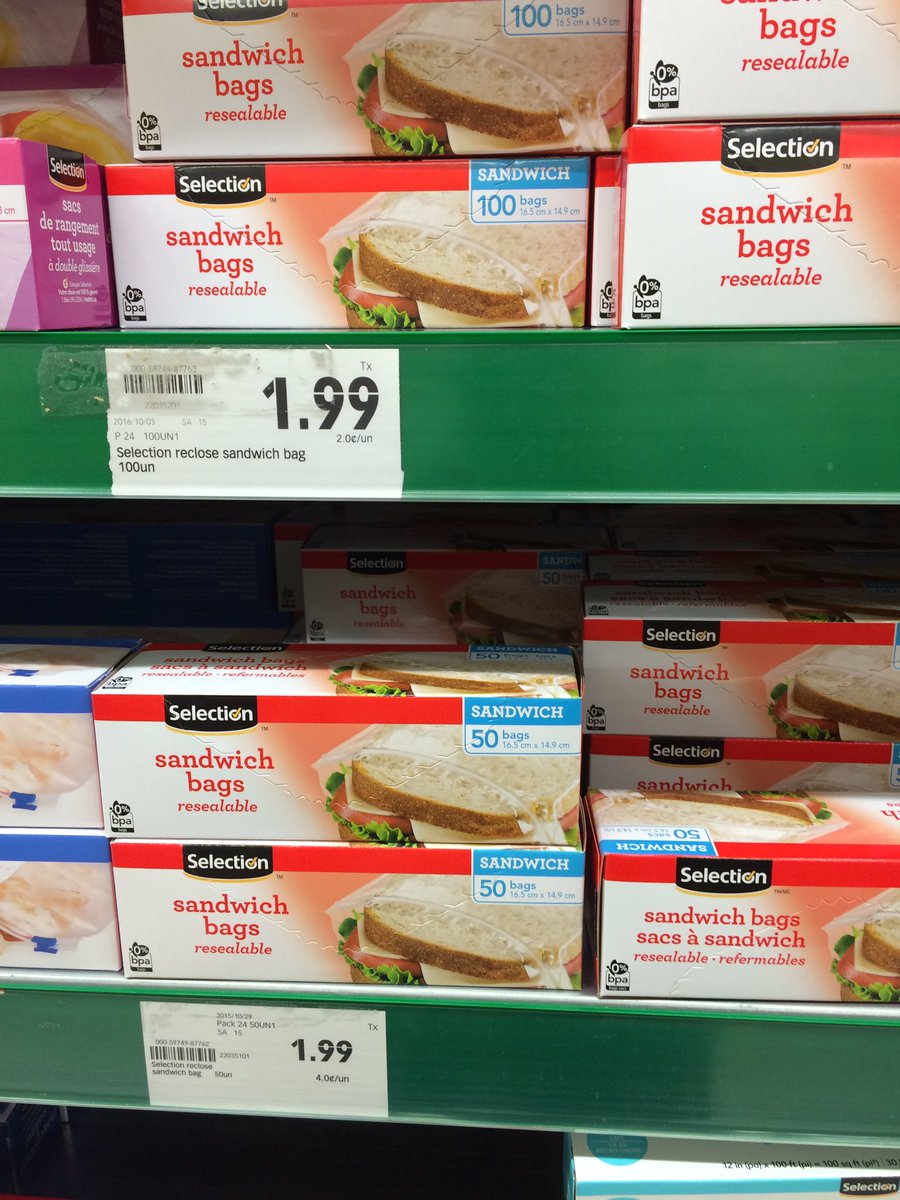 rfmarche's tweet photo. How they be sellin half the amount of baggies for the same price I am shook https://t.co/99fSbbZkVn